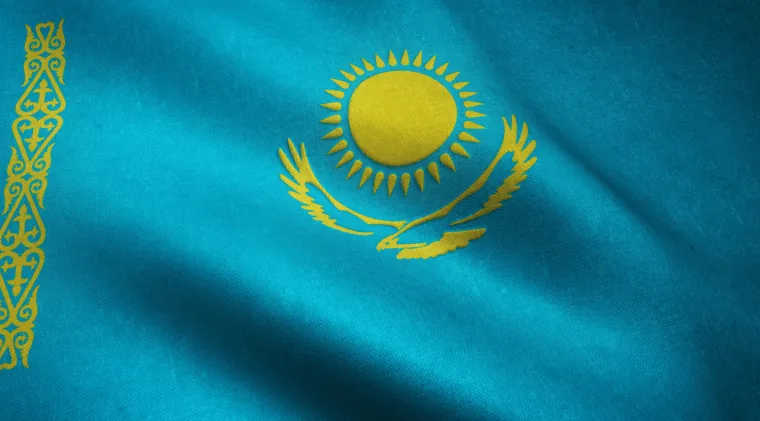 Флаг Республики Казахстан